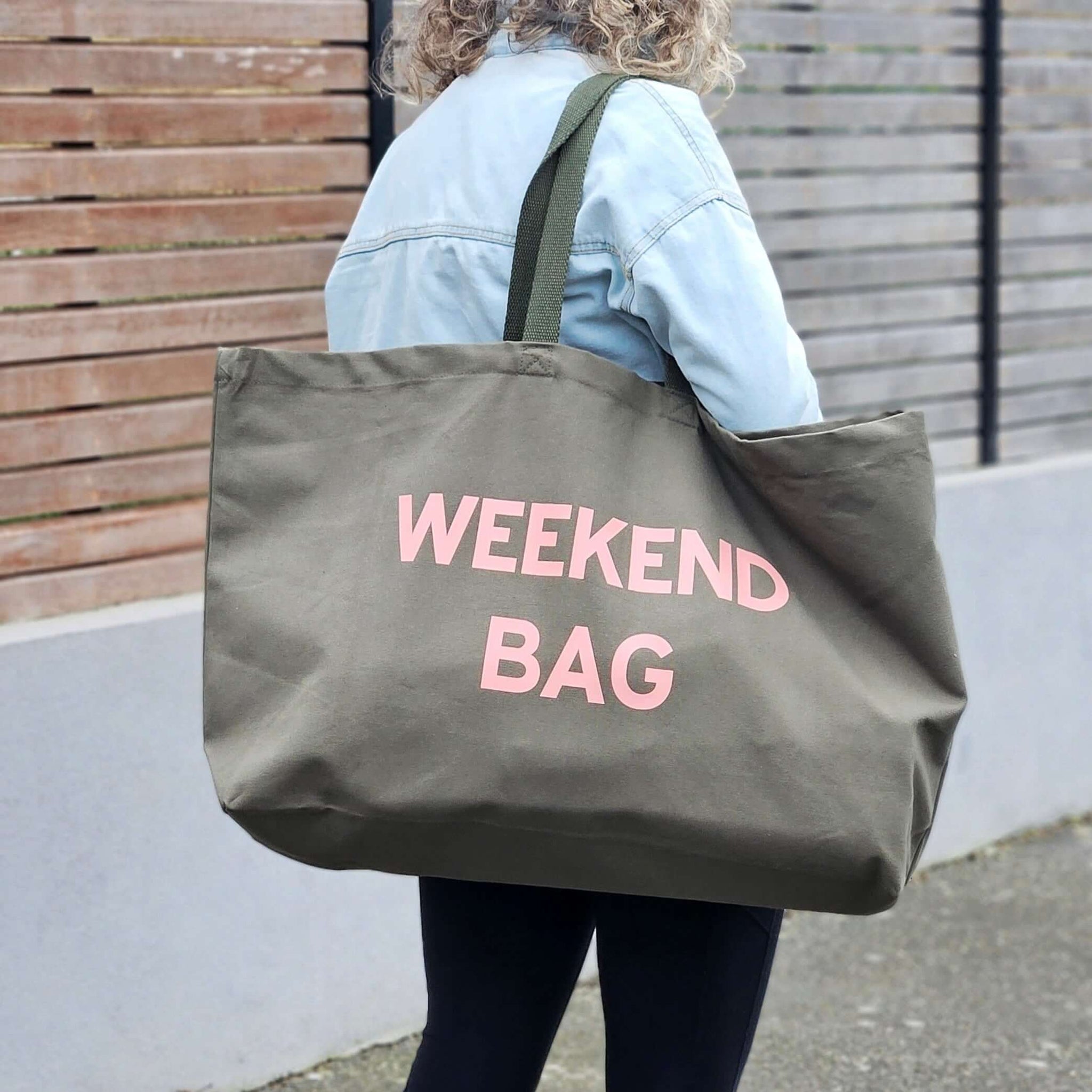 Oversized tote bag. Oversized bag. Custom text.  Different colours available. Large weekend bag. Large shopper bag. Extra large tote bag.