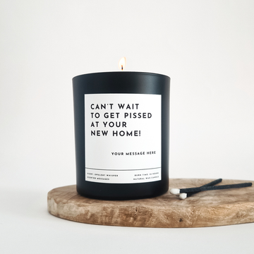 Funny New Home Candle. Homeowner gift. New Home Gifts. Funny Housewarming Gifts.