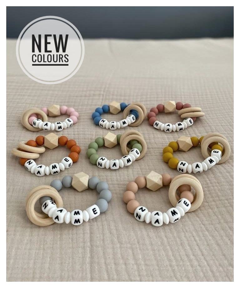 Personalised Baby Teether - MoNat&Bag